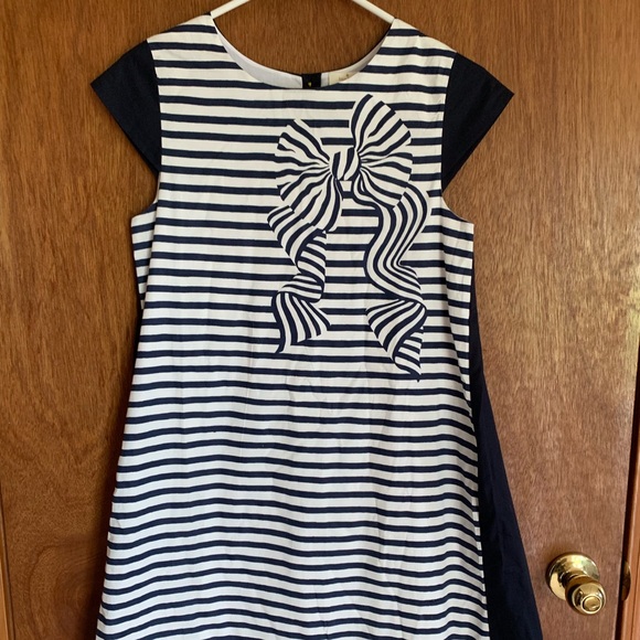 kate spade Other - Kate Spade Navy & Whie Cap Sleeve Dress Sz 164/14Y